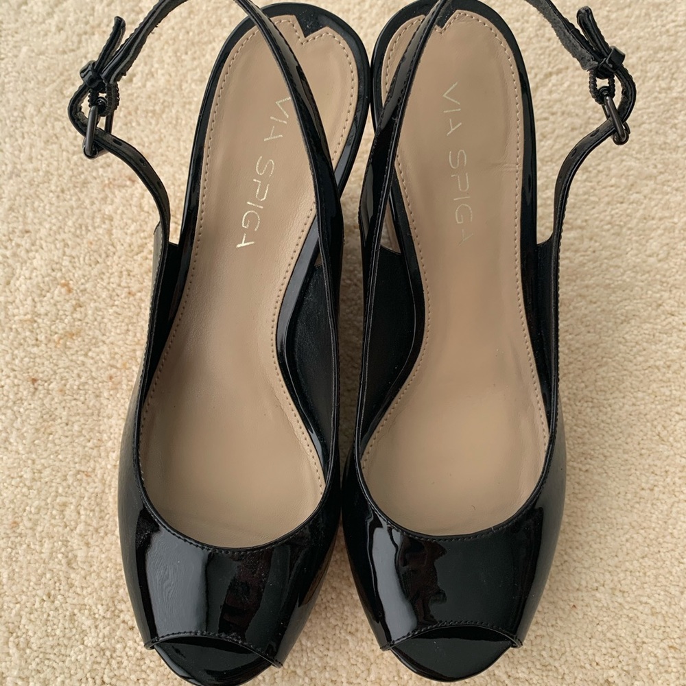 NWOT Via Spiga Romia Slingback Wedge